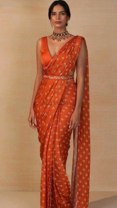 Saree With Belt, Saree Draping Styles, Modern Saree