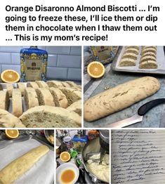 Recipe For Mom, Almond, Frozen, Baking