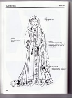 Ancient Rome Clothing, 15th Century Fashion, Ancient Clothing, Medieval Hairstyles, Dresses Hairstyles