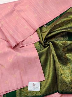 Onion Color Saree With Contrast Blouse, Light Pink Saree Contrast Blouse, Bottle Green Saree Contrast Blouse, Onion Pink Saree Contrast Blouse, Muhurtham Saree, Bottle Green Blouse, Bottle Green Saree, Jewelry Combo, Kanchivaram Silk Saree