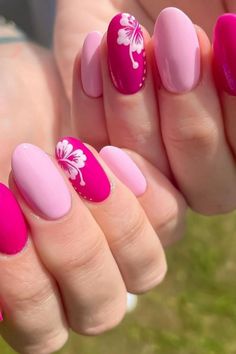 Pretty Nails For Summer Simple, Change Personality, Nails Challenge, Preppy Nails, Bright Summer Nails, Amazing Nails, Pinterest Nails