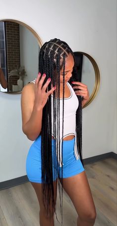 Thigh Length Knotless Braids, Cornrows Braids For Black Women, Books Open, Beautiful Black Hair, Twists Locs, Find Hairstyles