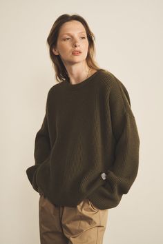 Meet Edward, the 100% ethical cashmere jumper which will bring a new definition to ‘basic’. The perfection of its round neck as well as its English rib and oversized cut give it a sophisticated, elegant yet understated look. Did we mention it is unisex? It will soon become one of your closet essentials; enhance it with a shirt collar, a necklace or a scarf.Charlotte’s fashion tip: ‘I love this design for the rib knitted work that adds a new depth to the cashmere. The oversized cut of the Edward Stole Scarf, Sleeveless Cardigan, Cashmere Jumper, Closet Essentials, Blue Khakis, Cardigan Top, Sweater Making, Shirt And Pants, Winter Sweaters