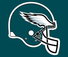 an image of a helmet with the words eagles they're not yelling, they're