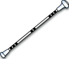 a black and white wrench with two holes on the end, in front of a white background