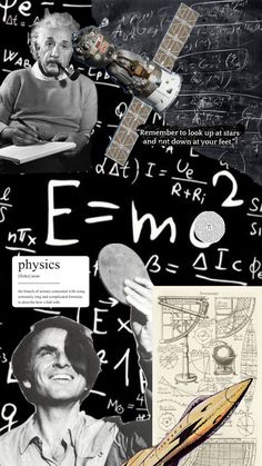 an image of a collage of science and physics