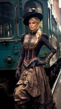 Modern Steampunk Fashion Women, Steampunk Clothing Women, Steampunk Female, Modern Steampunk Fashion, Victorian Era Outfits, Victorian Steampunk Fashion, Steampunk Outfits Women, Steampunk Fashion Women, Steampunk Photography