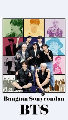 the poster for bts's upcoming album, banggan sonygonan