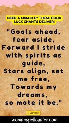 Unlock the secrets of good luck spells with this guide perfect for beginners! 🕯️ Whether you’re helping someone else or need luck for exams, the New Year, or any big event, these free and simple spells are powerful and effective. Includes chants, jar spells, and easy-to-find ingredients that guarantee immediate results! ✨ Cast your way to success with spells that work instantly—try it today! 🌟💫 #GoodLuckSpells #Magic #WitchcraftForBeginners #ManifestSuccess #Prosperity Simple Spells, Helping Someone, Jar Spells, Way To Success, Witchcraft For Beginners