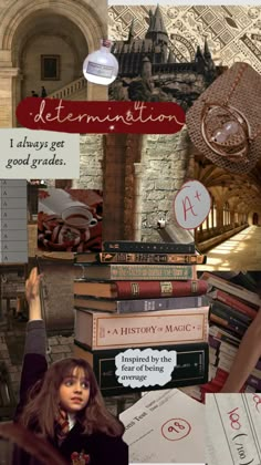 the collage shows many different types of books and things that are being read by people