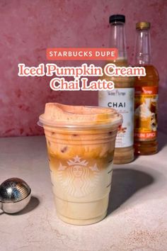 starbucks iced pumpkin cream chai latte