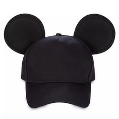 Mickey Mouse Ear Hat Baseball Cap for Adults | Disney Store Adjustable Mickey Mouse Cap, Mickey Mouse Baseball Cap, One Size Fits Most, Casual Hats With Ears, One Size Fits Most, Black Mickey Mouse Cap, Casual Black Mickey Mouse Hat, Casual Adjustable Hat With Ears, Adjustable Black Hat With Ears, Casual Black Hats With Ears, Disney Ears Hat