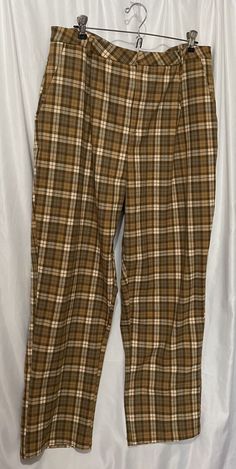 nasty gal collection plaid trouser pant brown 18 high rise baggy straight Logan Plaid Shorts, Plaid Brown, Plaid Trousers, Brown Pants, Trouser Pants, High Waist, Straight Leg, High Rise, Trousers