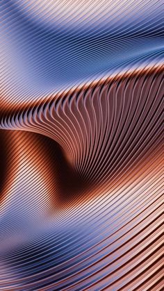 an abstract background with wavy lines in blue, orange and pink colors that are overlapping