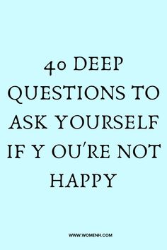 Changing your life often starts with asking yourself the right questions—ones that dig deep into your beliefs, values, and goals. These questions can help you gain clarity, challenge your current mindset, and guide you toward meaningful change. Here are 40 deep questions to ask yourself, with insights on how each can inspire transformation. Marriage Encounter Dialogue Questions, Good Questions To Ask, 100 Questions To Ask, Deep Questions To Ask, Changing Your Life, Journal Questions, To Do Planner, Questions To Ask Yourself, Personal Growth Motivation