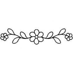 a line drawing of flowers on a white background