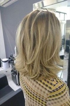 Hair Length Chart, Medium Length Hairstyles, Hair Color Crazy, Blonde Color, A Mirror