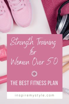 the best fitness plan for women with headphones and pink shoes on top of it