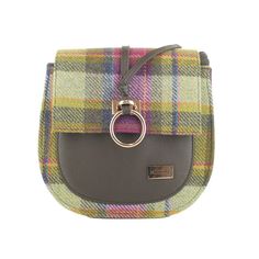 Our Grace Mucros bags are available in a range of colors. This handbag comes in a lighter green and purple plaid color. Practically durable for the woman who enjoys style and purpose in her wardrobe. Trinity Knot Ring, Trinity Necklace, Tweed Handbag, Shamrock Earrings, Celtic Earrings, Hand Painted Leather, Orange Plaid, Purple Plaid, Yellow Plaid