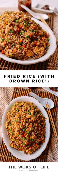 fried rice with brown rice the woks of life is delicious and easy to make