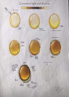 an image of different types of food on paper