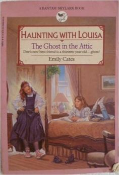 the book cover for the ghost in the attic