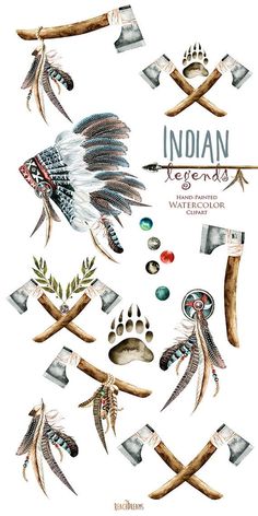 Tattoo Indien, Branch Diy, Native Symbols, Laurel Branch, American Indian Tattoos, Indian Legends