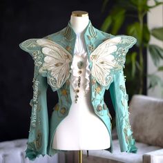 Dinner Jacket, Fantasy Costumes, Fantasy Dress, Fantasy Clothing, Fantasy Fashion, Character Outfits, Butterfly Wings, Costume Design