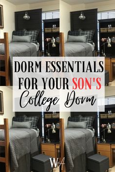 dorm room essentials for guys Student Life Hacks Dorm Room, Dorm Room Men Ideas, Dorm Stuff For Guys, Dorm Decor Guys, College Dorms For Guys, Dorm Room Medicine Kit, College Dorm Dinner Ideas, Dorm Room Boys Ideas, Dorm Room List Freshman Year For Guys