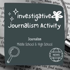 Are you looking to show your students how investigative journalism works? Then you've come to the right place! This is an activity requiring a little prep work for the teacher, but fun for the students. Students will be provided a unique lead for a newspaper story. Once they compile enough leads, they will then try to write the opening of their news article!Leads can be changed, and so can the stories! Let your students have fun with their classmates and understand what investigative journalism Podcast Ideas, Teacher Toolbox, News Article, Fact Checking, Junior High, The Teacher, Video Editing