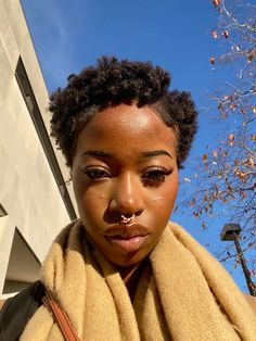 Tapered cut natural pixie 4c Pixie Cut, Fro Ideas, Short African Hairstyles, Growing My Hair, Bald Girl, Big Chop, Voluminous Hair, Hair Affair