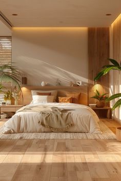 #home #homedecor #interiordesign #decoration #decor #japandi Earthy Neutral Interior Design, Bedroom Decor Japandi, Bedroom Style Ideas Cozy, Natural Interior Design Bedroom, Earthy Minimalist Bedroom Aesthetic, Bedroom Modern Cozy, Japandi Guest Bedroom, Mixed Furniture Bedroom