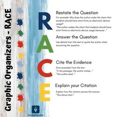 a poster with the words race written in different colors and styles on it's side