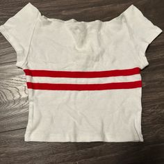 John Galt Baby Tee. One Size Fits All. Brand New With Tags Basic White Cotton Crop Top, White Crew Neck Cotton Crop Top, White Cotton Crew Neck Crop Top, White Basic Cotton Crop Top, Basic Red Crew Neck Crop Top, Red Crop Top T-shirt For Summer, Cute White Short Sleeve Crop Top, Cute Red Crew Neck Top, Cute White Crew Neck Crop Top