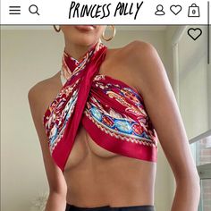 Never Worn Just Doesn’t Look Good On Me. There’s No Tag Idk If It Came With Any Satin Scarf, Hair Band Accessories, Scarf Top, Scarf Headband, Online Fashion Boutique, Buy Now Pay Later, Scarf Hairstyles, Princess Polly, Silk Scarf