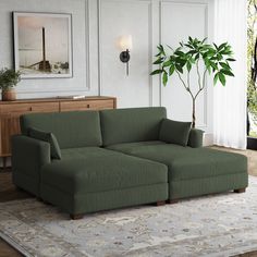 The whole modular sectional sofa has exquisite square armrest and backrest with a crisp design and broad double lines. Soft cushions and high-quality premium spring pack create a perfect seating experience. Spring Packing, Couch With Ottoman, Modular Couch, Modular Sectional Sofa, Sectional Sofas, Modular Sectional, Living Room Seating, Online Furniture Stores, Sofa Set