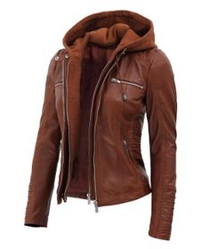 Winter Leather Jackets, Coats For Men & Women Cafe Racer Leather Jacket, Winter Leather Jackets, Womens Moto Jacket, Leather Jacket Women, Womens Black Leather Jacket, Womens Jackets Casual, Leather Jacket With Hood, Lambskin Leather Jacket, Jacket With Hood