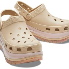 Verified Vegan Construction. Keep Your Steps Breathing Throughout A Hot Day By Wearing Crocs Mega Crush Clog. Thermoplastic (Eva) Upper. Thermoplastic (Eva) Lining And Insole. Customizable With Jibbitz Charms Iconic Crocs Comfort. Flexible, 360-Degree Comfort. Slip-On Style. Wide Toe-Box. Crocs Mega Crush Clog Outfit, Mega Crush Clog, Crocs Mega Crush, Shoe Plug, Clog Crocs, Crocs Ideas, Platform Clogs Shoes, Crocs Fashion, High Heel Slippers