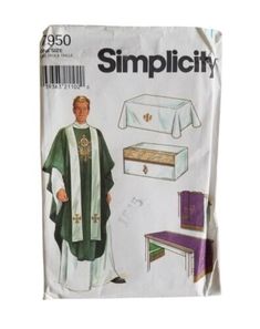 Simplicity Patterns Costumes, Choir Uniforms, Liturgical Stoles, Priest Vestments, Priest Stole, Cloth Designs, Liturgical Art, Catholic Altar, Holy Art