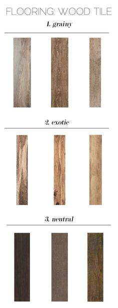 the different types of wood flooring