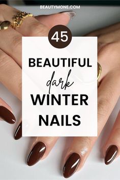 Winter Nail Colours Dark, Winter Polish Pairings, Winter Dip Nails Ideas, 2024 Holiday Nail Trends, Trend Nail 2024 Winter, Trending Nails 2024 Winter, January Nail Color Ideas, Winter Nails 2025 Trends Gel, Classy Almond Nails Winter