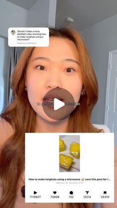 Chloe Haeun on Instagram: "Finally delivering what you guys have been requesting!! A more detailed video of how to make tanghulu using a microwave 👀

I didn’t know the max reel time for instagram was 90 seconds😭 so I will be uploading the video in three parts! This being PART 1

#tanghulu #탕후루 #candiedfruit #sweet" Candied Fruit, Chloe, Drinks, On Instagram, Instagram