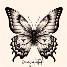 a black and white butterfly with the word congratulations written on it's back side