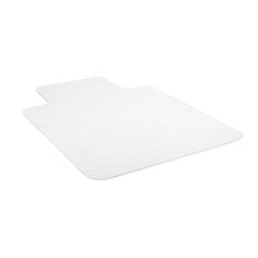 a white mouse pad sitting on top of a table