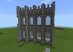 an image of a very old building in minecraft