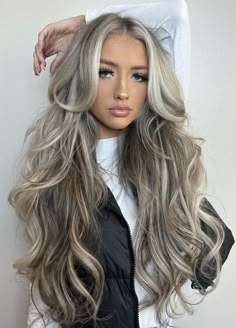 Ash Blonde Hair Balayage, Perfect Blonde Hair, Silver Blonde Hair, Icy Blonde Hair, Silver Blonde