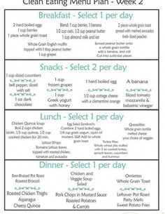 Week Cleanse Meal Plan, Miltary Diet, Food Recipes Vegetarian, Shred Workout, Easy Diet, Clean Eating Meal Plan, Carb Cycling