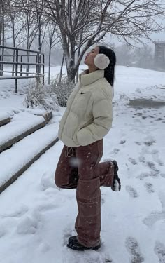 Winter Inspo Outfits, Japan Outfits, Winter Outfits Snow, Winter Mode Outfits, Nyc Fits, Colorado Outfits, Winter Outfits Aesthetic, Ootd Winter, Japan Outfit