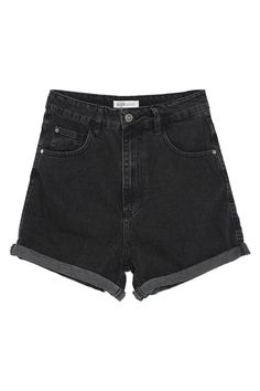 ZARA - Female - Authentic denim mom fit shorts - Anthracite grey - 27 (us 4) Zara High-waisted Shorts With Pockets, Zara Shorts With Pockets, Trendy Mid-rise Shorts From Zara, Zara High-waist Cotton Shorts, Zara High Waist Cotton Shorts, Zara High-waisted Cotton Jean Shorts, Zara Casual Mid-rise Jean Shorts, Zara Casual Shorts With Relaxed Fit, Casual Zara Jean Shorts With Pockets