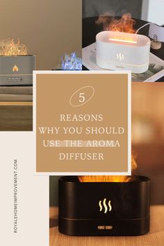 Transform your space with the Aroma Diffuser! Here are 5 reasons why you should use it: 1) Adds a calming scent to your environment, 2) Relieves stress and improves mood, 3) Purifies air and eliminates unpleasant odors, 4) Creates a relaxing atmosphere with adjustable LED lights, 5) Enhances your home or office decor. Experience the benefits of aromatherapy today by getting your Aroma Diffuser. Order now! Calming Scents, Improve Mood